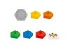 Edukacyjna Gra Logiczna Na Refleks Karty, Układanka Puzzle Chessboard Klocki + 30 kart